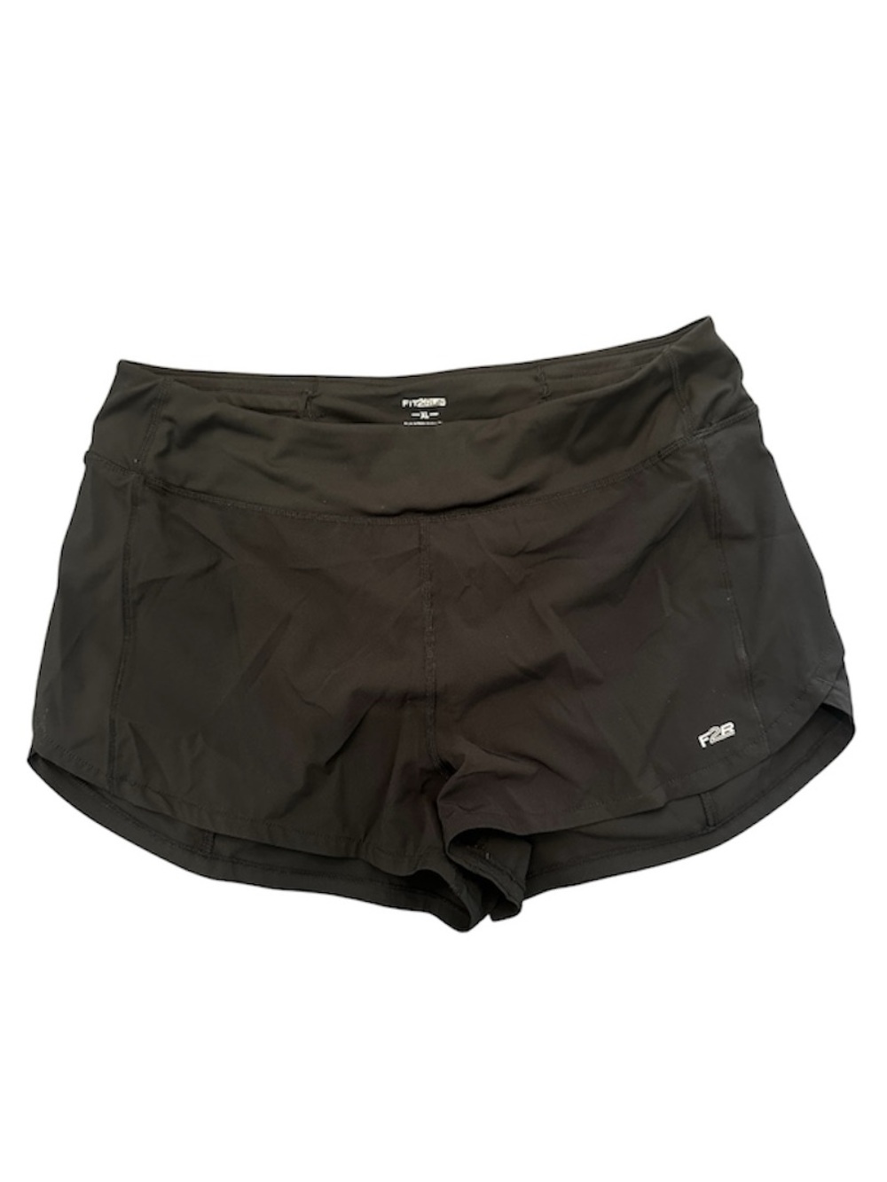 FIT2RUN Athletic Running Shorts Women's Size XL Black